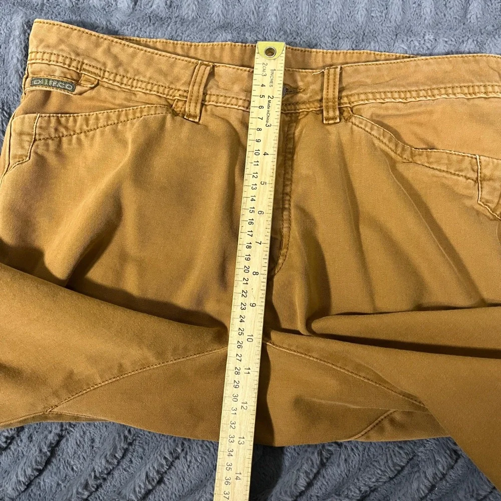 ExOfficio Mens Carpenter Utility Pants 32x32 Brown Hiking Workwear Cotton